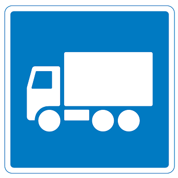 Anbefalet rute for lastbiler