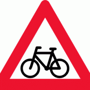 Advarselstavle cyklister - Kombi-Skilte