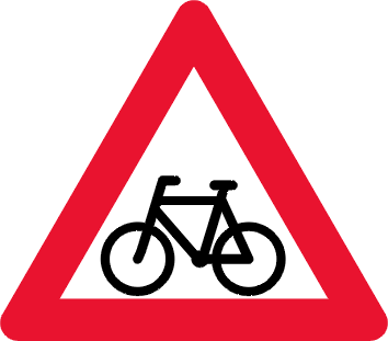 Advarselstavle cyklister - Kombi-Skilte