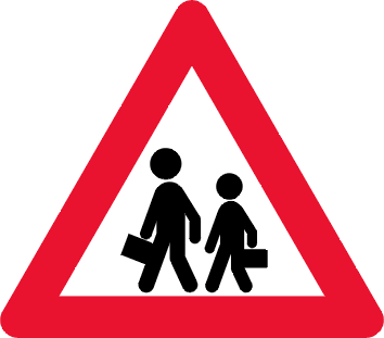 Advarselstavle børn på vejen - Kombi-Skilte