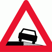 Advarselstavle farlig rabat - Kombi-Skilte