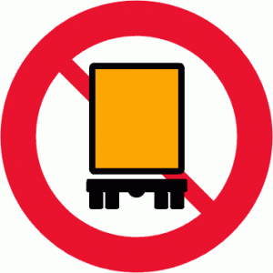 Kørsel med farligt gods forbudt