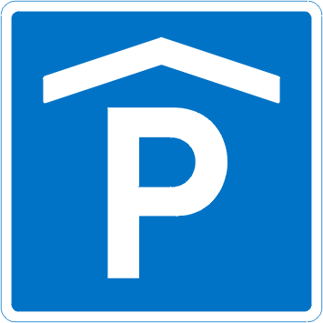 Parkeringshus oplysningstavle - Kombi-Skilte