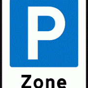 Zone med parkering