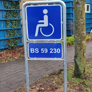Handicapskilte til 2-rums galge