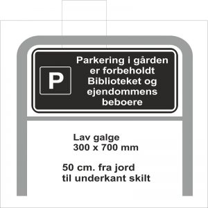 Parkeringsskilte parkering forbeholdt